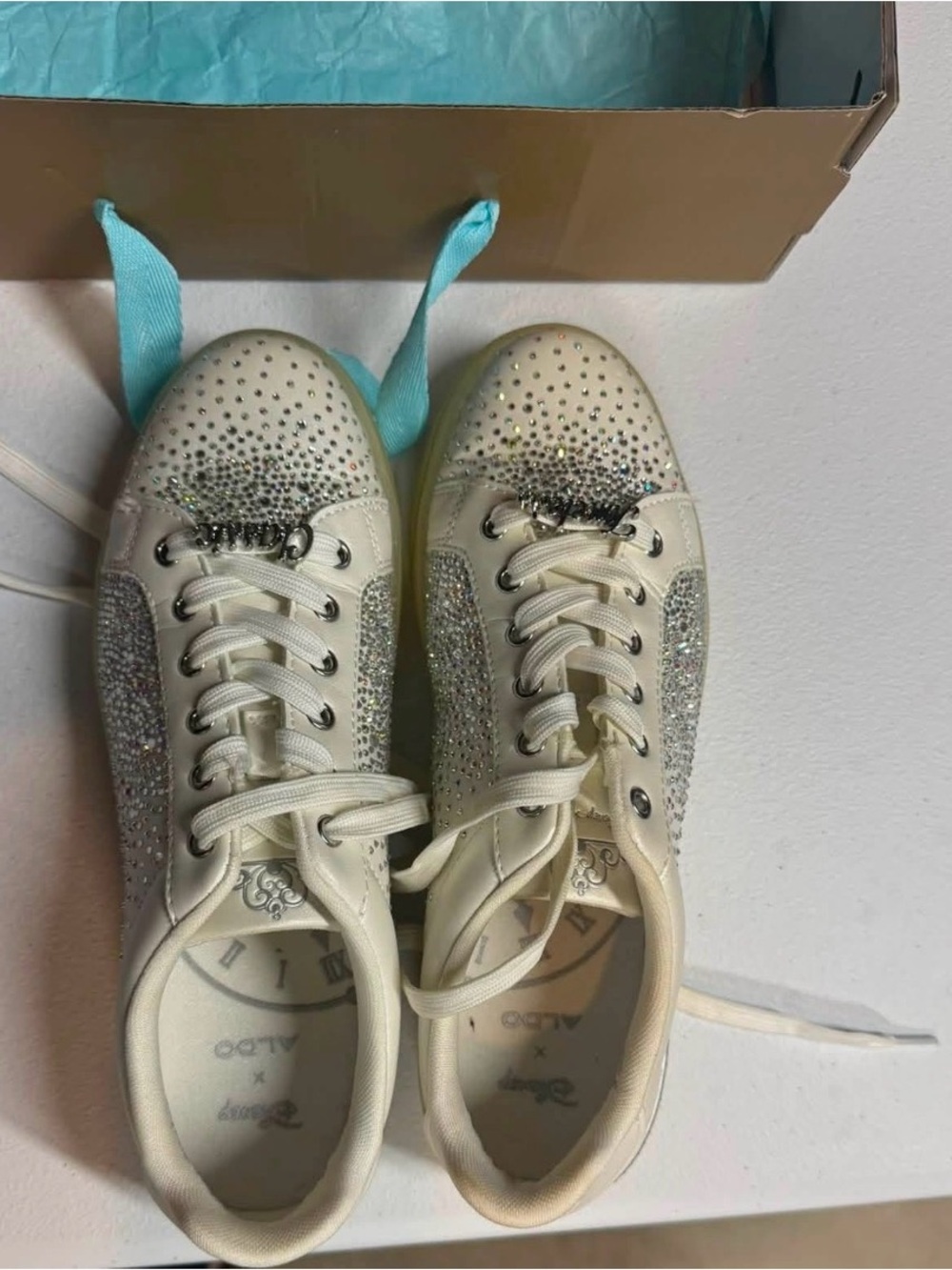 Disney X Aldo Cinderella Glass Sneaker Shoes
